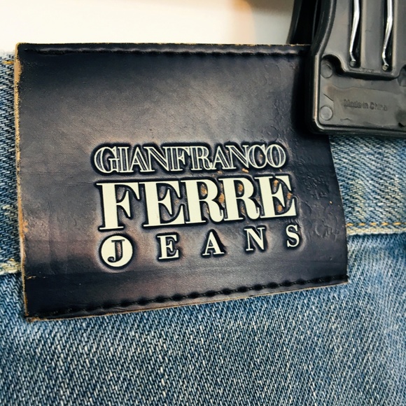 Gianfranco Ferre Medium Wash Bootcut Jeans - Picture 3 of 8
